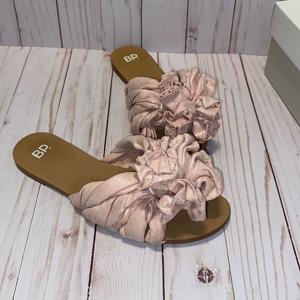 BP pink puff sandal